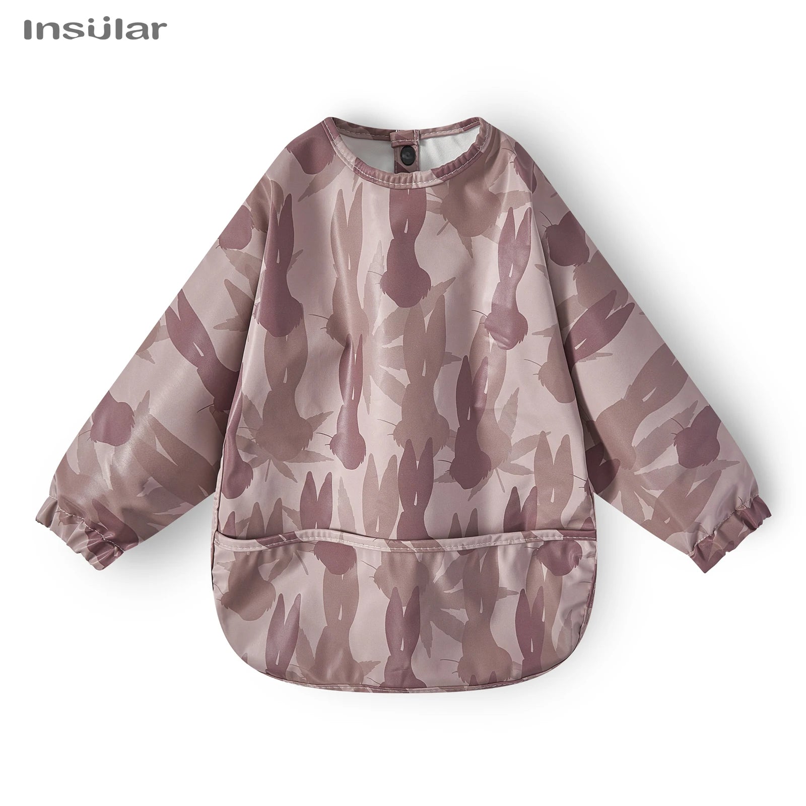 New Baby Bib with Pocket for Feeding Accessories Bibs for Children Waterproof Long Sleeve Bibs Aprons with Long Sleeve