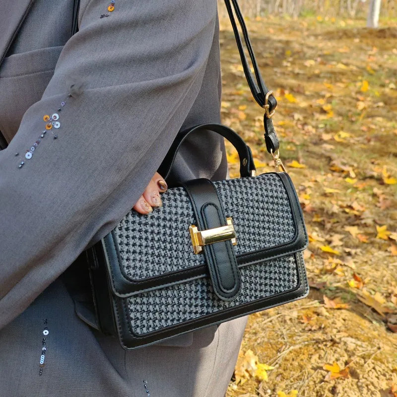 Paris Fashion Designer Elegant Handbag Classic Vintage Style Luxury Women Leisure Business Crossbody Bag Use