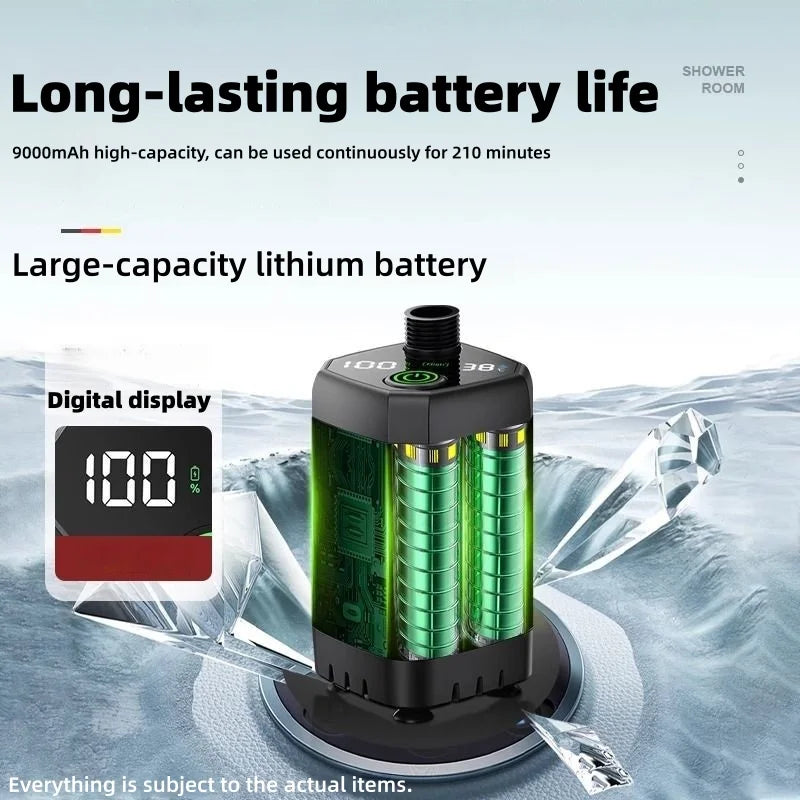 Outdoor shower unit - Portable electric shower head, suitable for bathing in camping, construction sites and dormitories, etc.