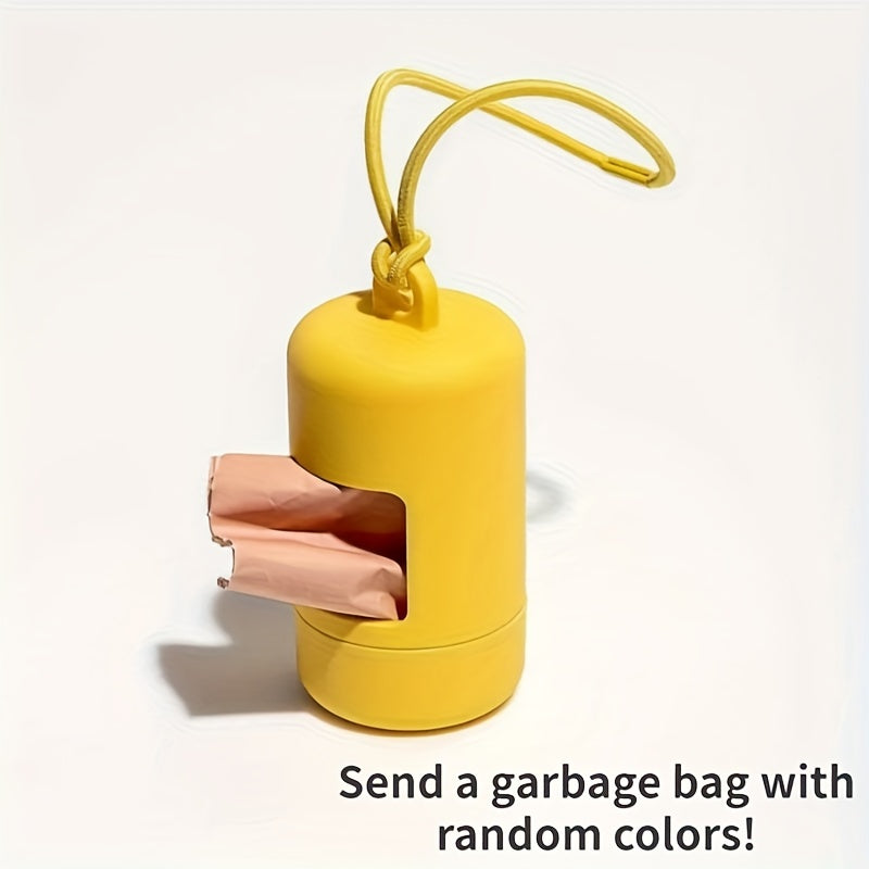 1pc Plastic Bag Holder, Convenient Portable Dispenser With Handle For Dog Waste Bags, Compact Organizer For Pet Cleaning Garbage Bags, For Home And Kitchen Supplies, Kitchen Organizers And Storage, Kitchen Accessories