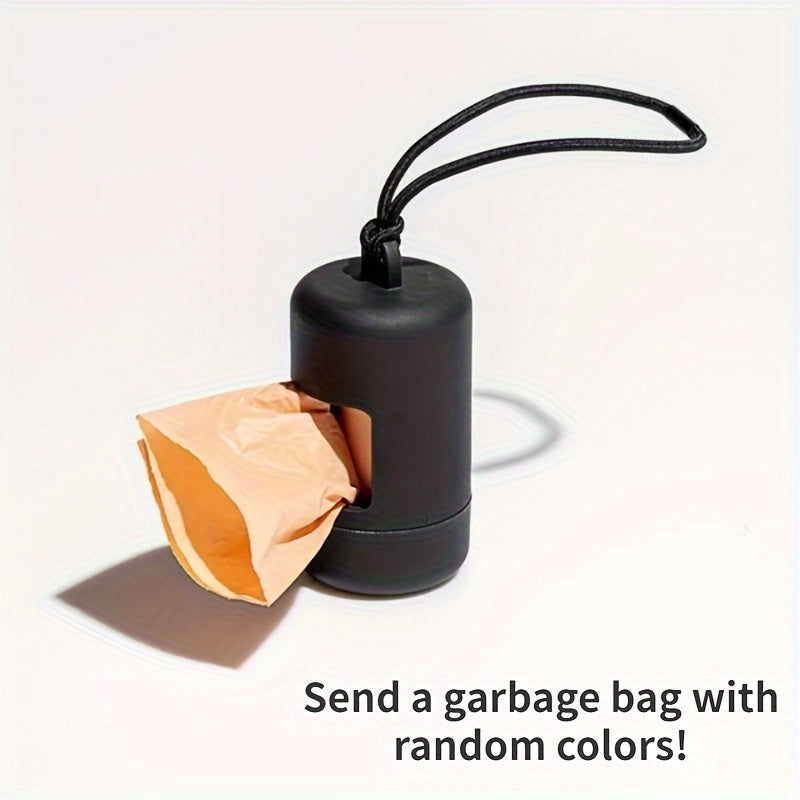 1pc Plastic Bag Holder, Convenient Portable Dispenser With Handle For Dog Waste Bags, Compact Organizer For Pet Cleaning Garbage Bags, For Home And Kitchen Supplies, Kitchen Organizers And Storage, Kitchen Accessories