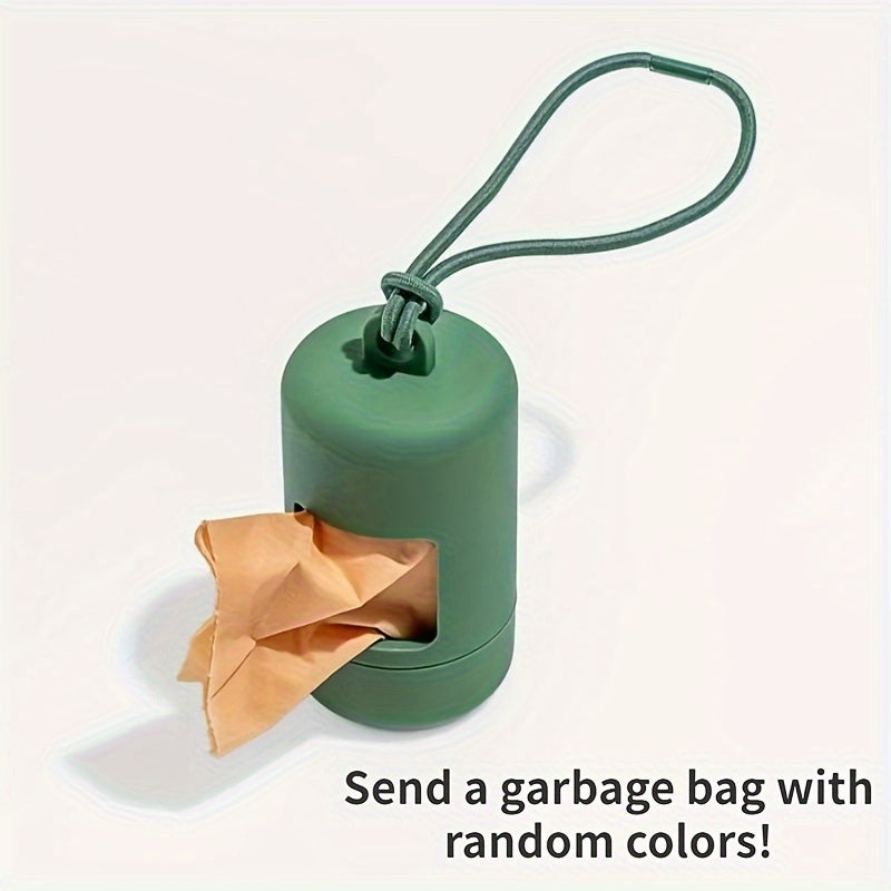 1pc Plastic Bag Holder, Convenient Portable Dispenser With Handle For Dog Waste Bags, Compact Organizer For Pet Cleaning Garbage Bags, For Home And Kitchen Supplies, Kitchen Organizers And Storage, Kitchen Accessories